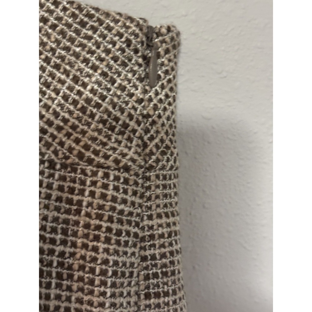 Lafayette 148 New York‎ Pencil Skirt Women's Size 14 Tweed Pattern Side Zip - Picture 4 of 9